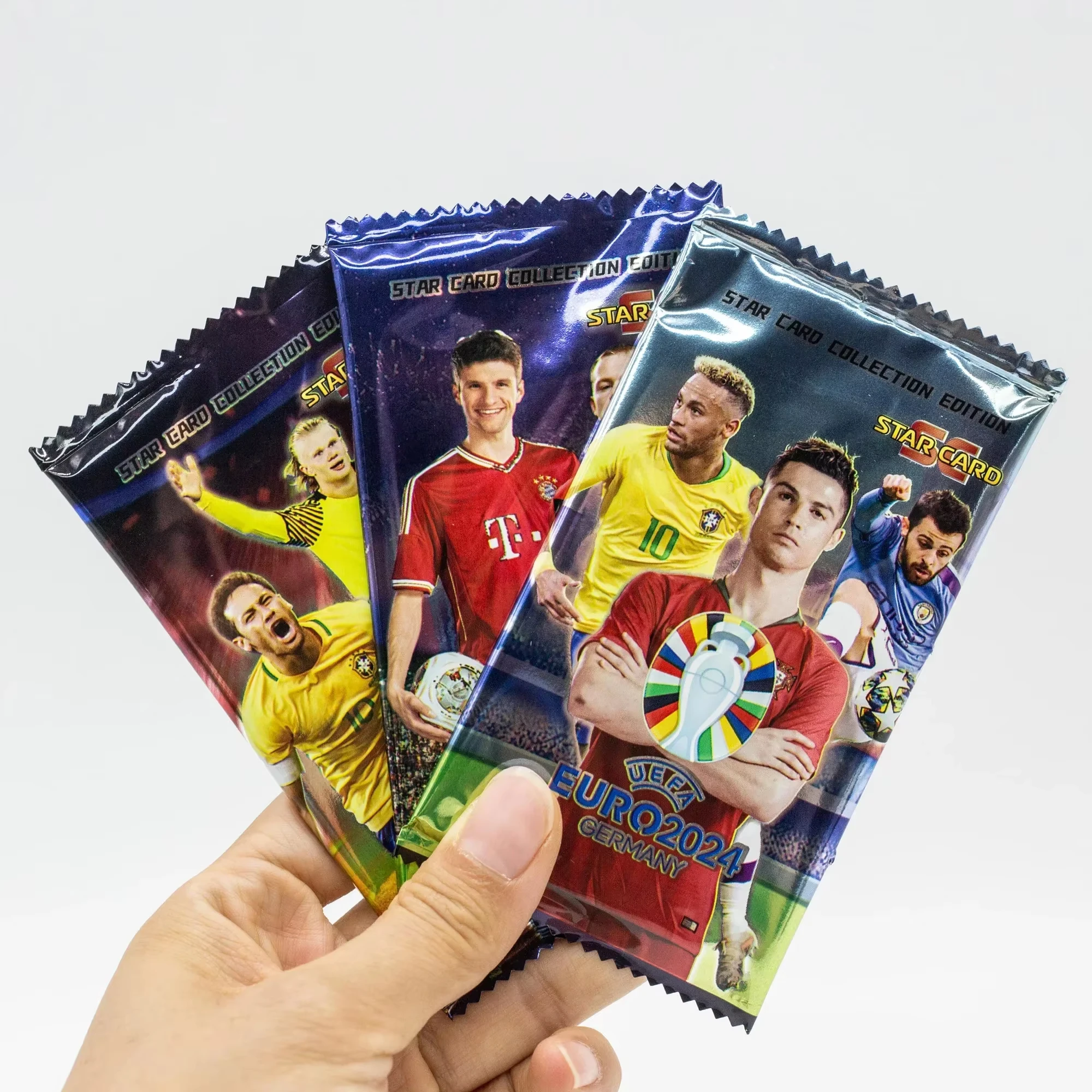 288pcs World Football Stars Cards 2024 FIFA Pure Soccer Trading Card FIFA World Cup Gold Foil Card Collectible Toys Kids Gifts