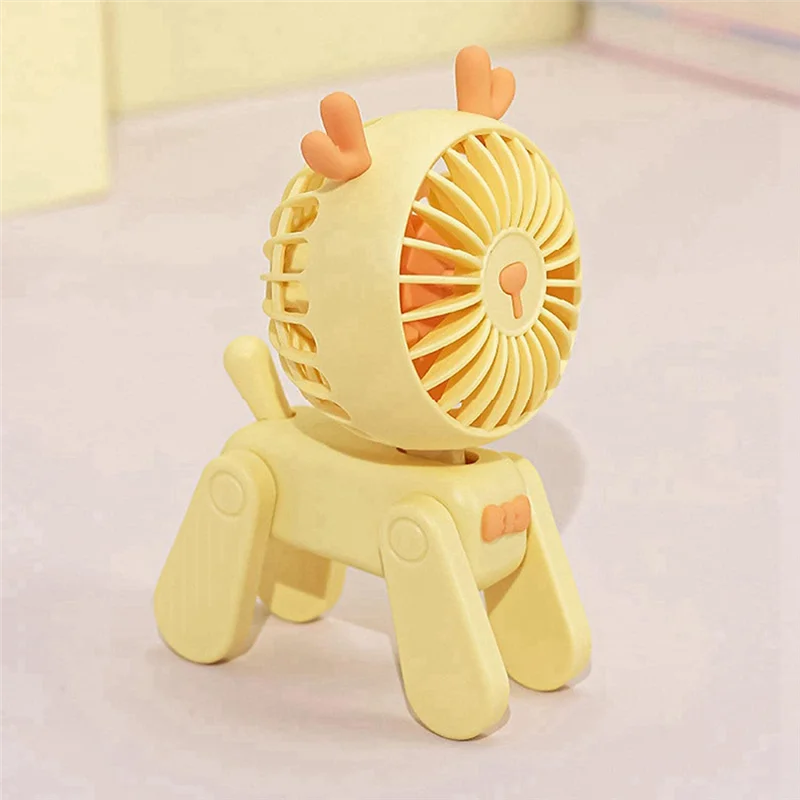 مروحة صغيرة للطاولة، مروحة صغيرة ثابتة لسطح المكتب، يمكن استخدامها للأطفال البالغين أثناء السفر في الهواء الطلق (أخضر)