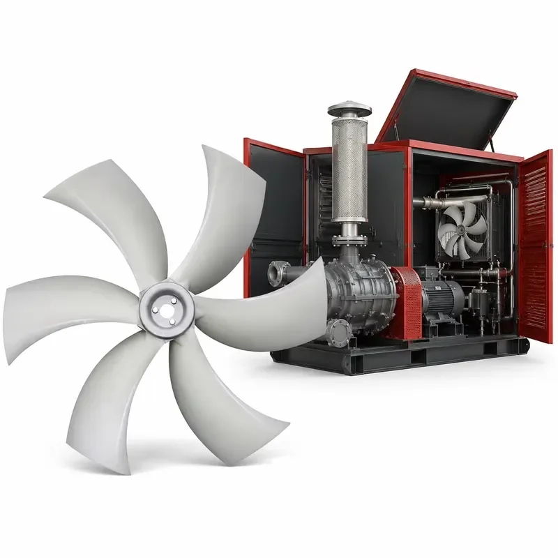 for  Industrial Grade  Blade  Cannon Snowmaking Machine Generator Set Air Conditioning Condenser Fan