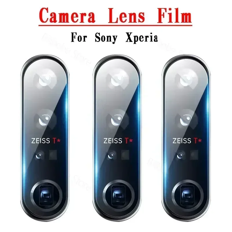 Película de lente de cámara trasera transparente para Sony Xperia 5 1 10 IV III II, película protectora de pantalla para Sony Xperia 10IV 5IV 5 II