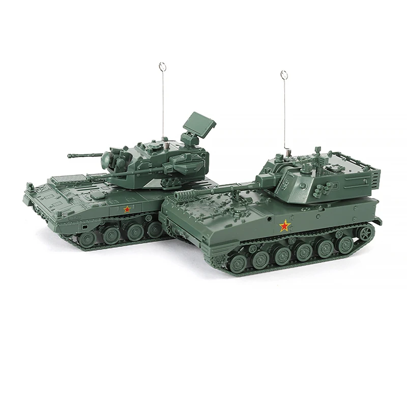 Modelo de Juguete Militar a Escala 1/72, Cañón Autopropulsado, Antiaéreo, Vehículo Blindado, Camión, Tanque, Coche, Juguete de Ensamblaje
