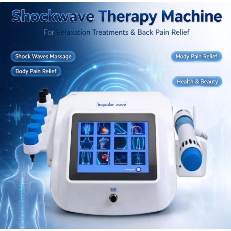 Shockwave Therapy Machine For Relaxation Treatments And Back Pain Relief Shock Waves Massage Tools Body Device Health&beauty