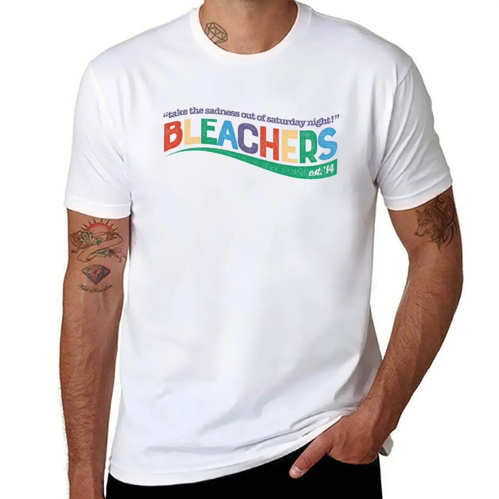 

bleachers (color) T-Shirt t shirt man designer t shirts for man pack cotton t shirt for man T-shirt
