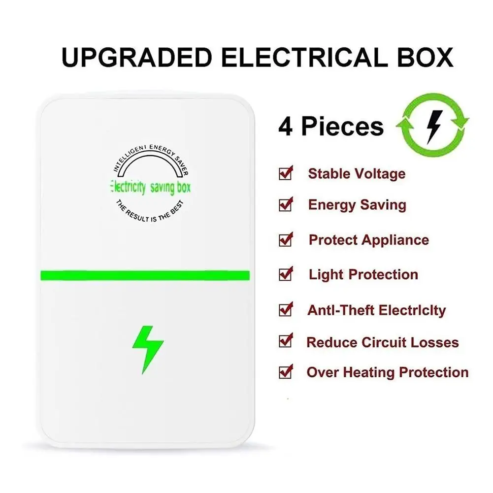 Power Saver 90V-250V Electric Energy Saver US Standard Household Electricity Saving Box Smart Portable Electric Bill