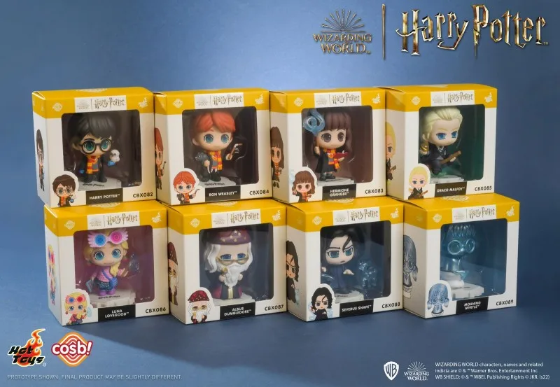 [in Stock] Hot Toys Harry Potter Cbx082-089  Cosbi Action Figure Dolls And Desktop Decoration Toys 8 Models