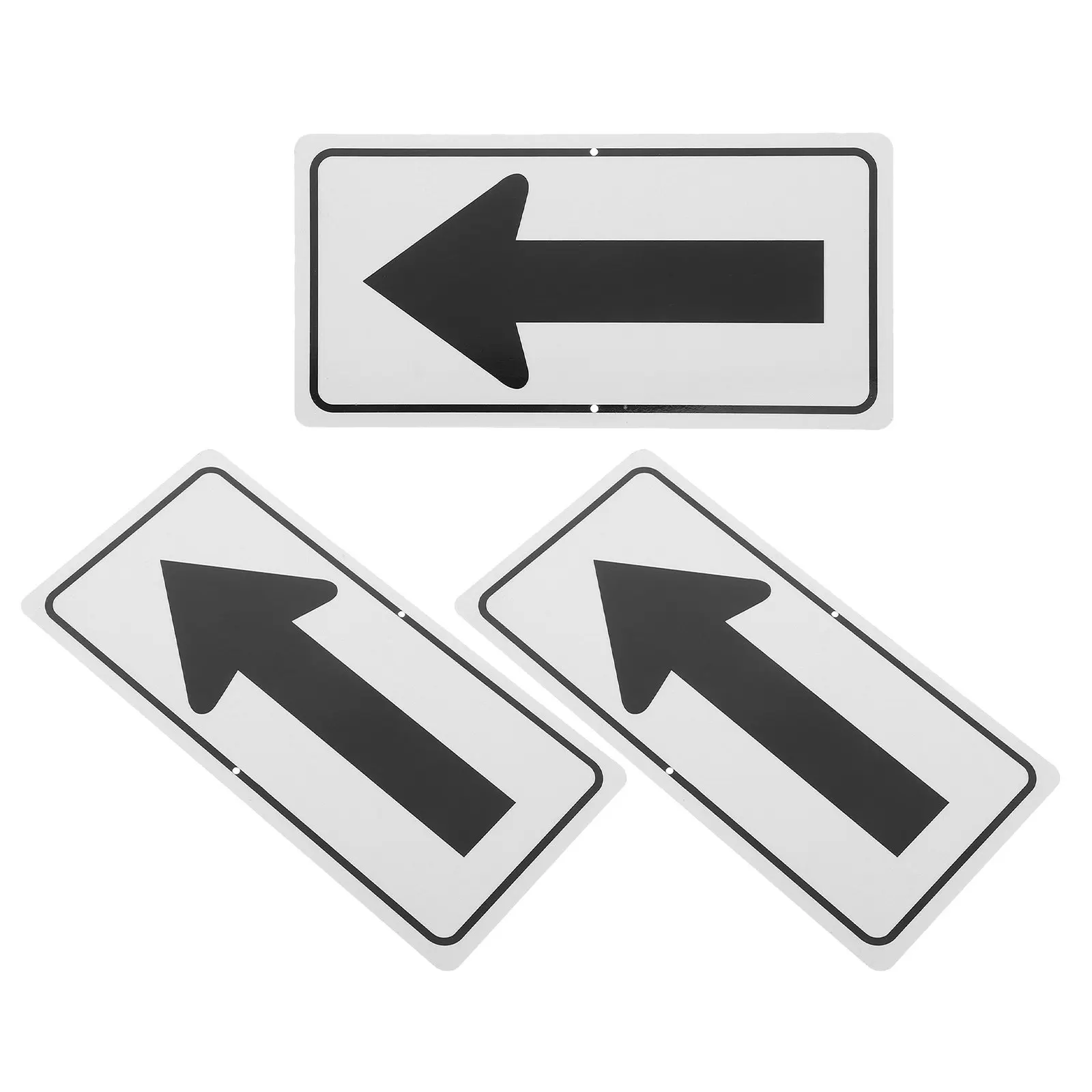 3pcs-aluminum-reflective-arrow-sign-weatherproof-outdoor-road-direction-navigation-traffic-safety-aluminum-arrows