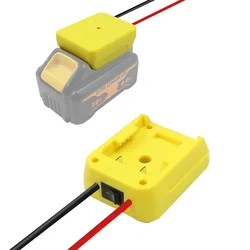 Battery Adapter For De-Walt 18V/20V Max DCB200 DCB203 DCB206 With Fuse To Dock Power Connector Power Tool