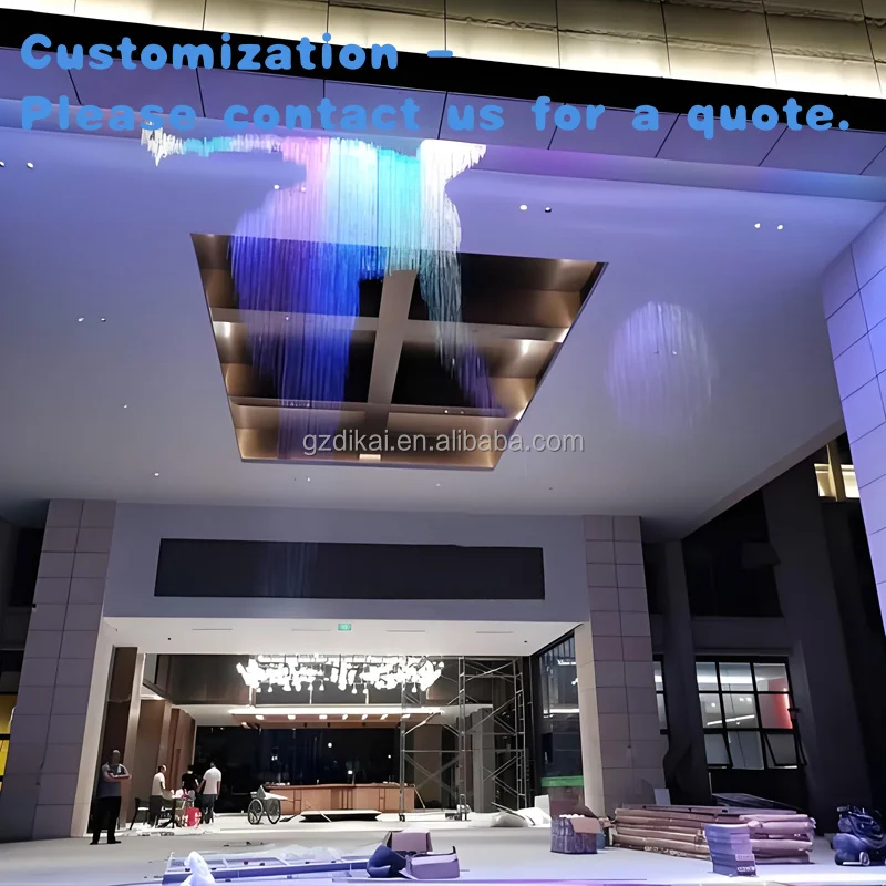 

custom.Outdoor Decoration Curtain Customized Modern Decoration Artificial Waterfall Fountain