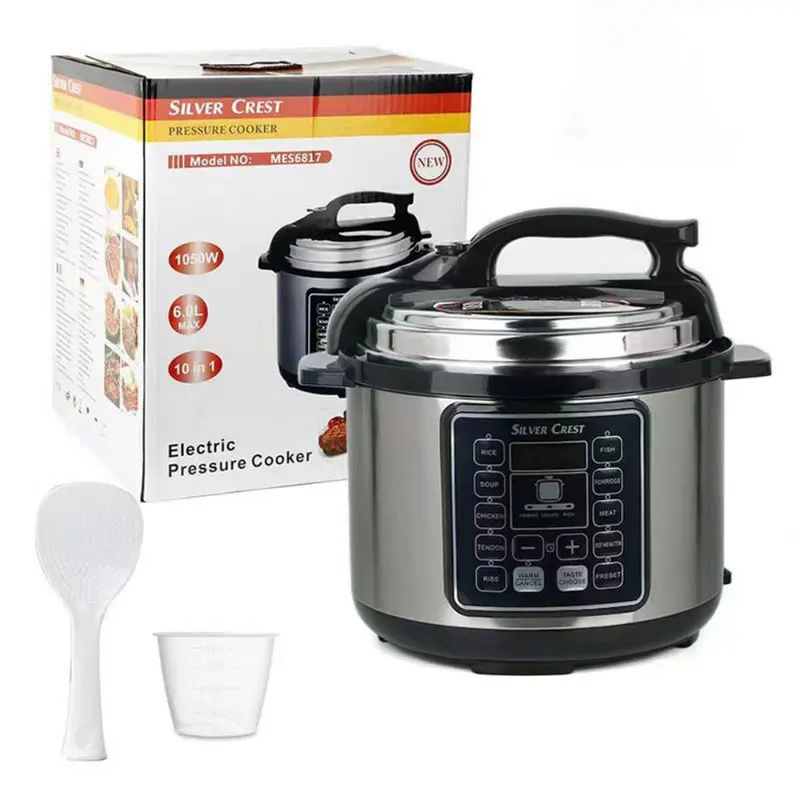 Electric Pressure Cooker, 6L Capacity Instant Pot,1050W High Power,Home Multifunctional Rice Cooker 전기압력밥솥