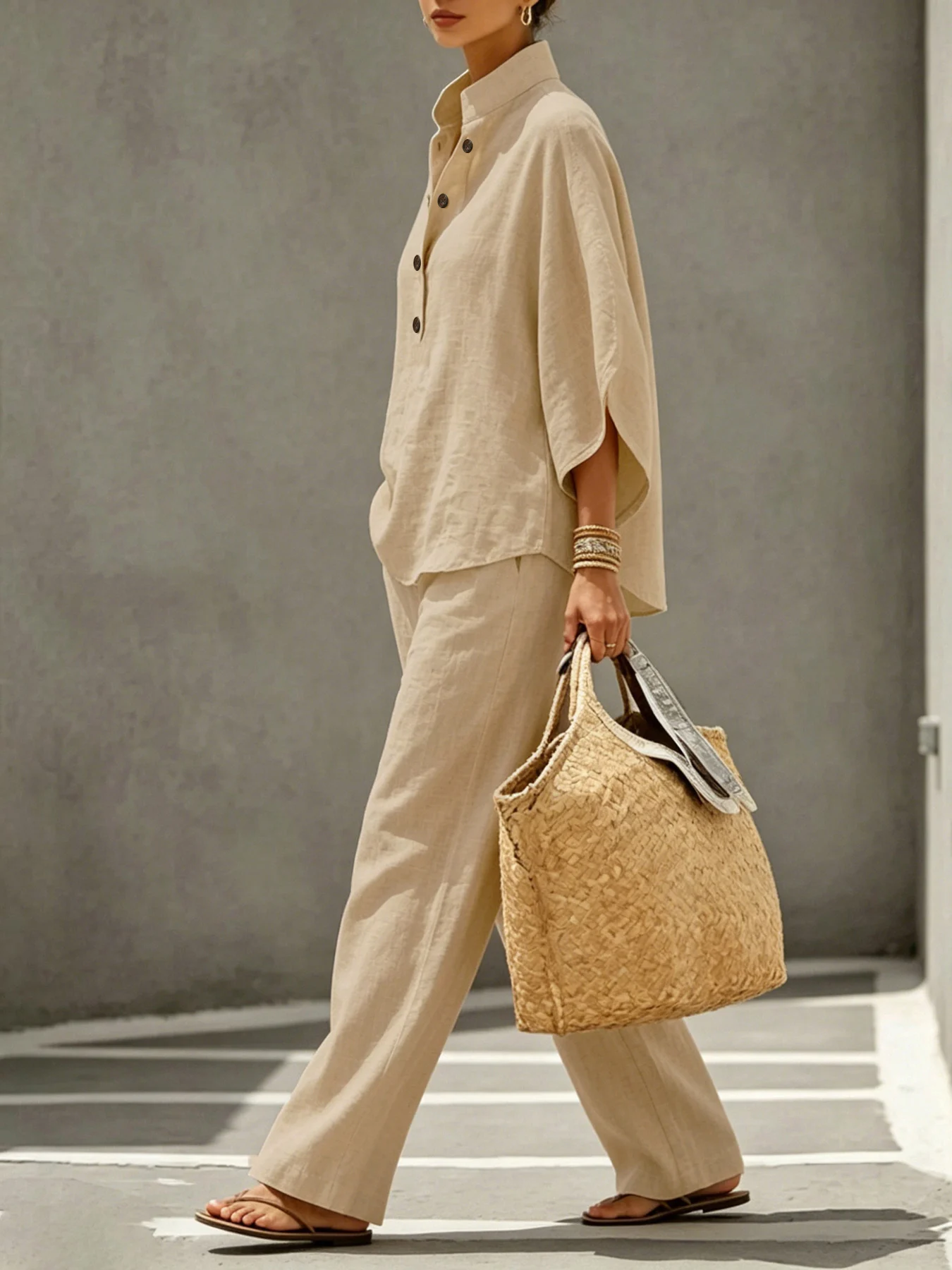 Women 2‑Piece Matching Set, St - Summer Vacation Clothing Women 评论和价格