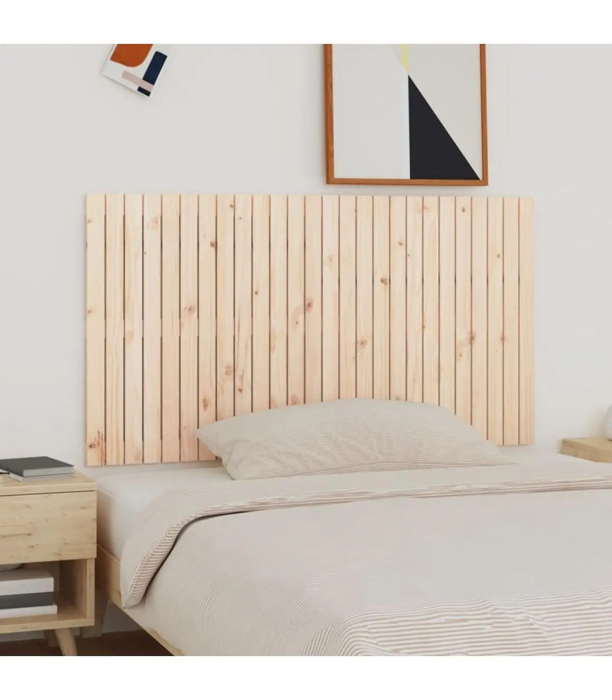 Headboards and Feet Bed Headboard Wall Solid Wood Pine 166x3x90 cm