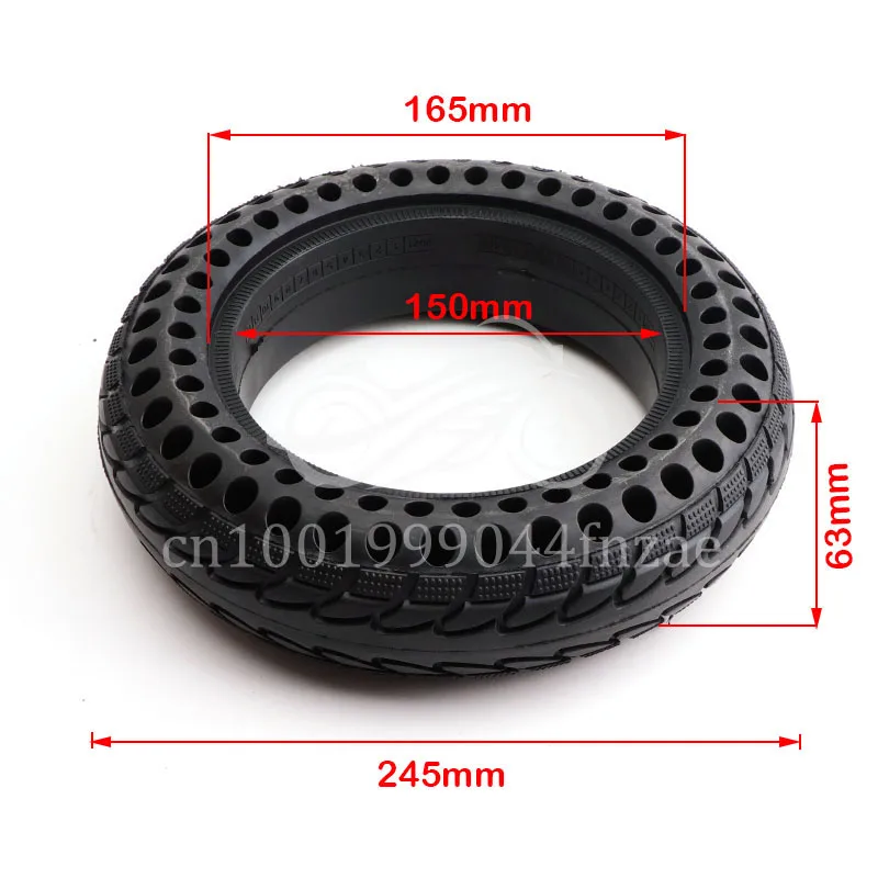 High Quality 10X2.50 Honeycomb Solid Tire for Speedway 5 Xiaomi Hoverboard 70/65-6.5 10X2.70-6.5 255X70 Electric Scooter Tyres