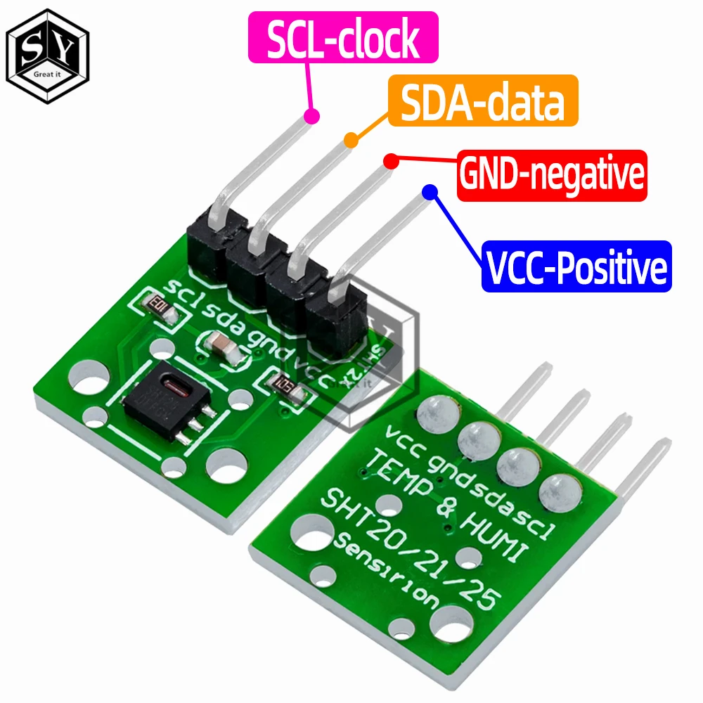 SHT20 Digital Temperature And Humidity Sensor Module Measurement I2C Communication For Arduino