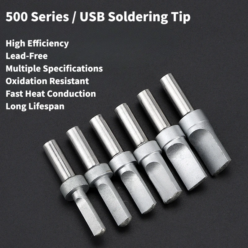

Набор из 10 паяльных наконечников серии 500M/USB для роботизированных/автоматических паяльных машин, плоские, бессвинцовые, высокочастотные