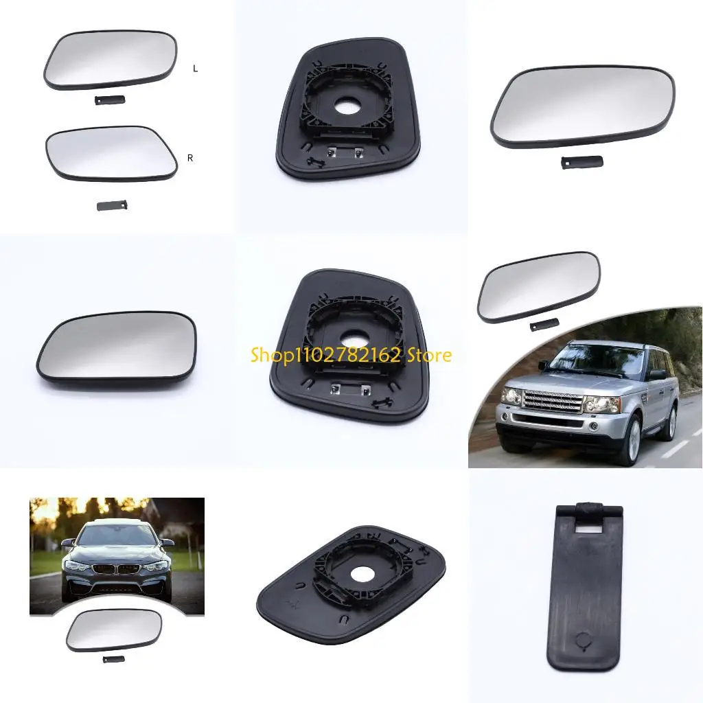 

547B For Discovery 2 CRD100640 CRD100650 Front Wing Mirror Lens Waterproof Anti-Glare