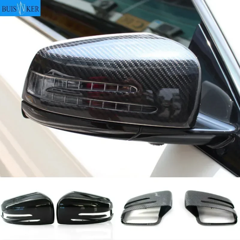 

Car Wing Mirror Rearview Black Case Cover Housing L/R For Mercedes-Benz C-Class W176 W246 W204 W212 W221 CLS X156 C117