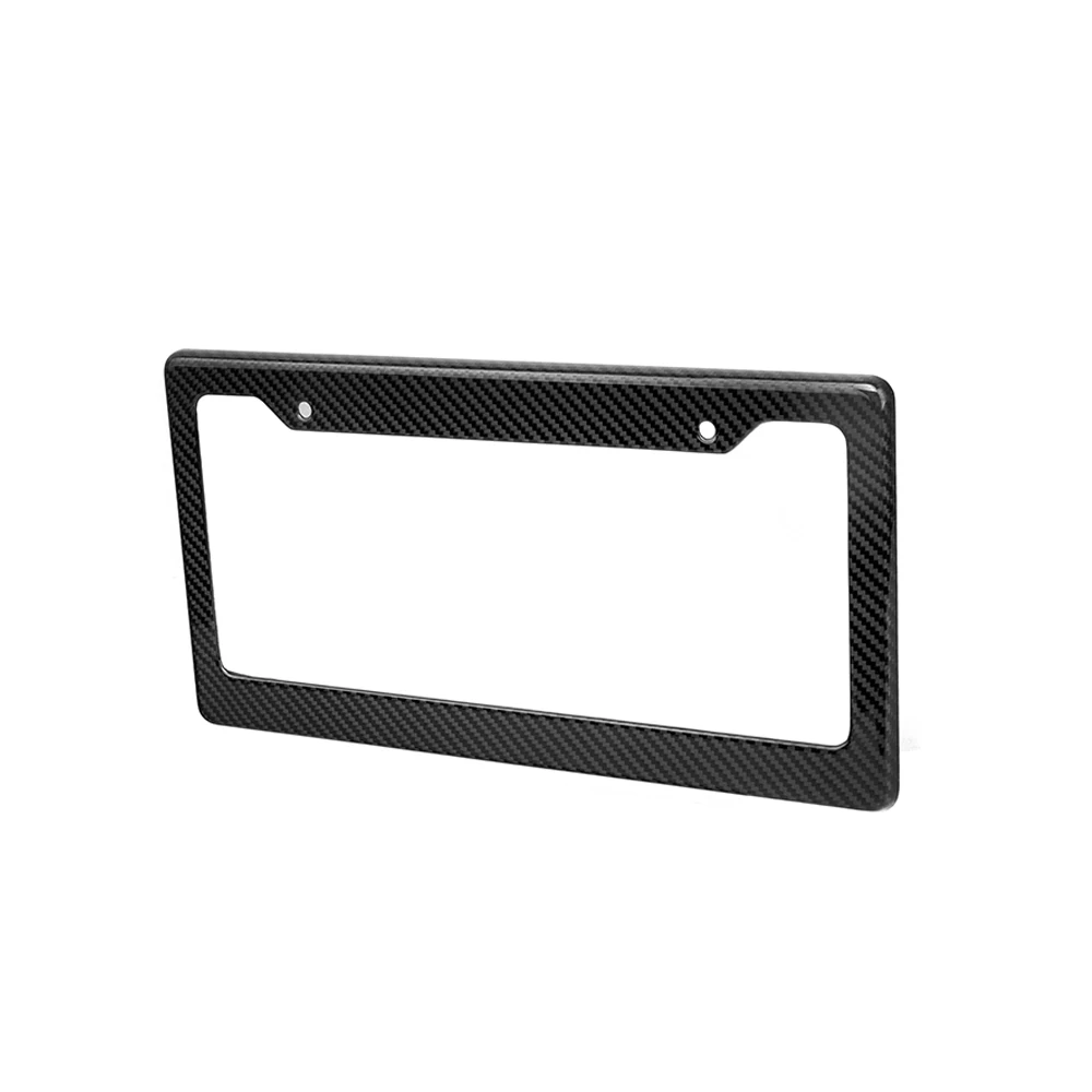 ألياف الكربون الجافة الحقيقية الولايات المتحدة القياسية Prepreg ألياف الكربون إطار لوحة الترخيص العالمي إطار لوحة الترخيص 1 قطعة/القطعة