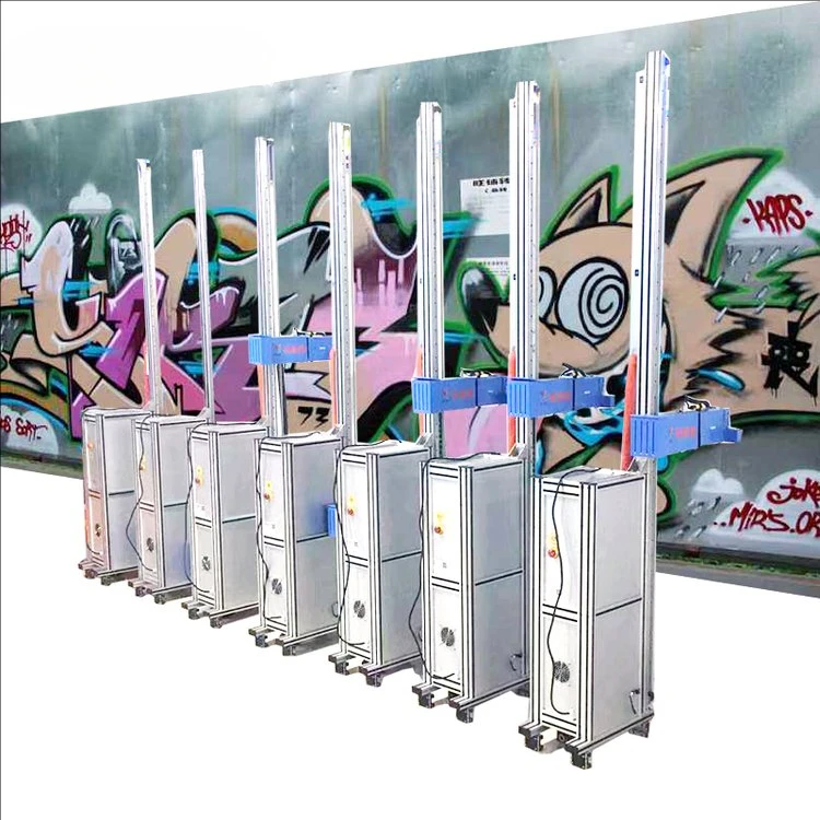 20 Sq.m./H Automatic 3D Printer For Wall Painting Machine UV 3D Vertical Inkjet  Mural Robert