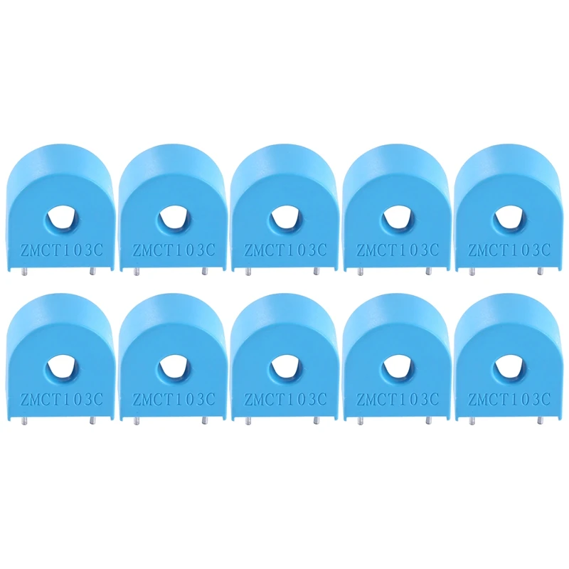 ABYC 10PCS ZMCT103C 5A/5MA CT103 Precision Miniature Current Transformer In-Line 2-Pin DIP-2