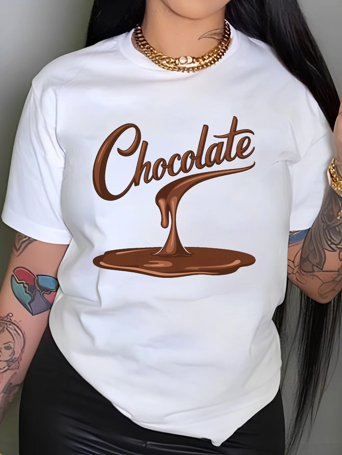 drip Chocolate women's comfit t-shirt