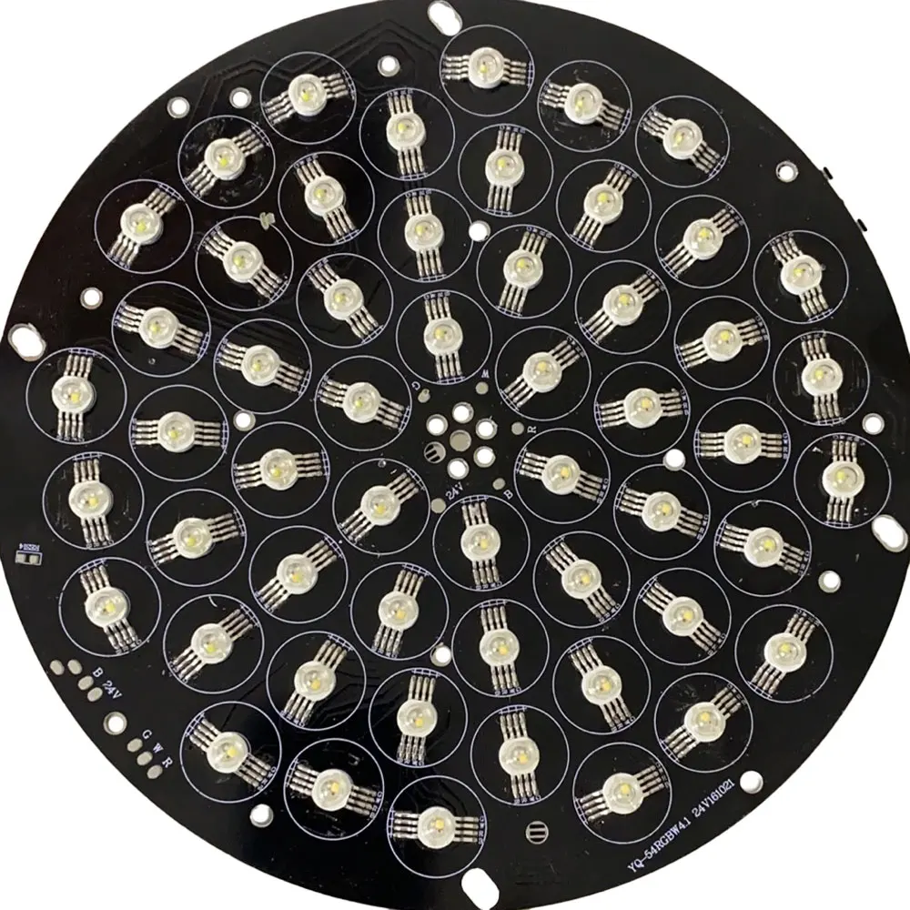 54/60LED 4-in-1 Bead Plate PAR Light Accessories RGBW Full Color Stage Light Panel Wall Washer Repair Replacement 54 PAR Light