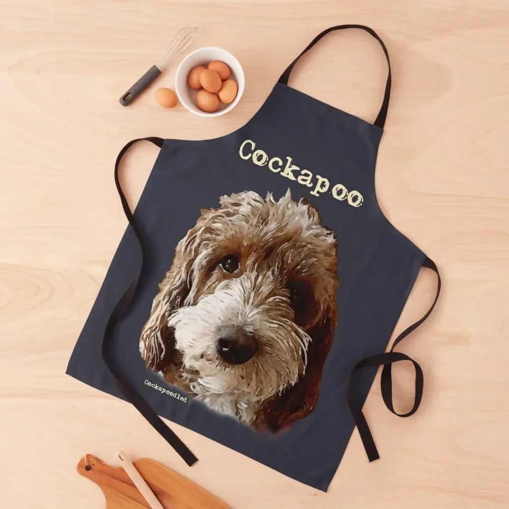 

Red and White Cockapoo Dog Apron Novelties Kitchen And Home Kitchens Men For Cooking Korean Apron