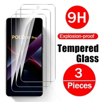 For Poco X7 Pro 5G Glass 3Pcs 9H Premium Screen Protector PocoX7Pro Protective Glasses On Poko Little X7Pro X 7 Pro 7Pro HD Film