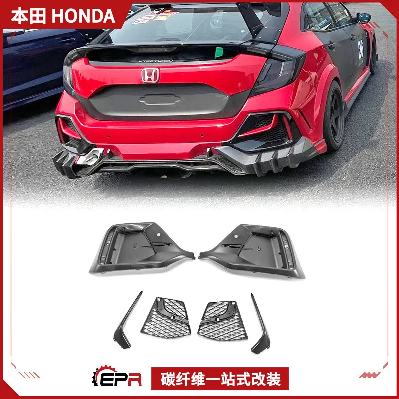 

Подходит для деталей модификации Honda Civic FK8 Type R, старая и новая задняя планка, трендовая замена из полипропилена, неразрушающая замена