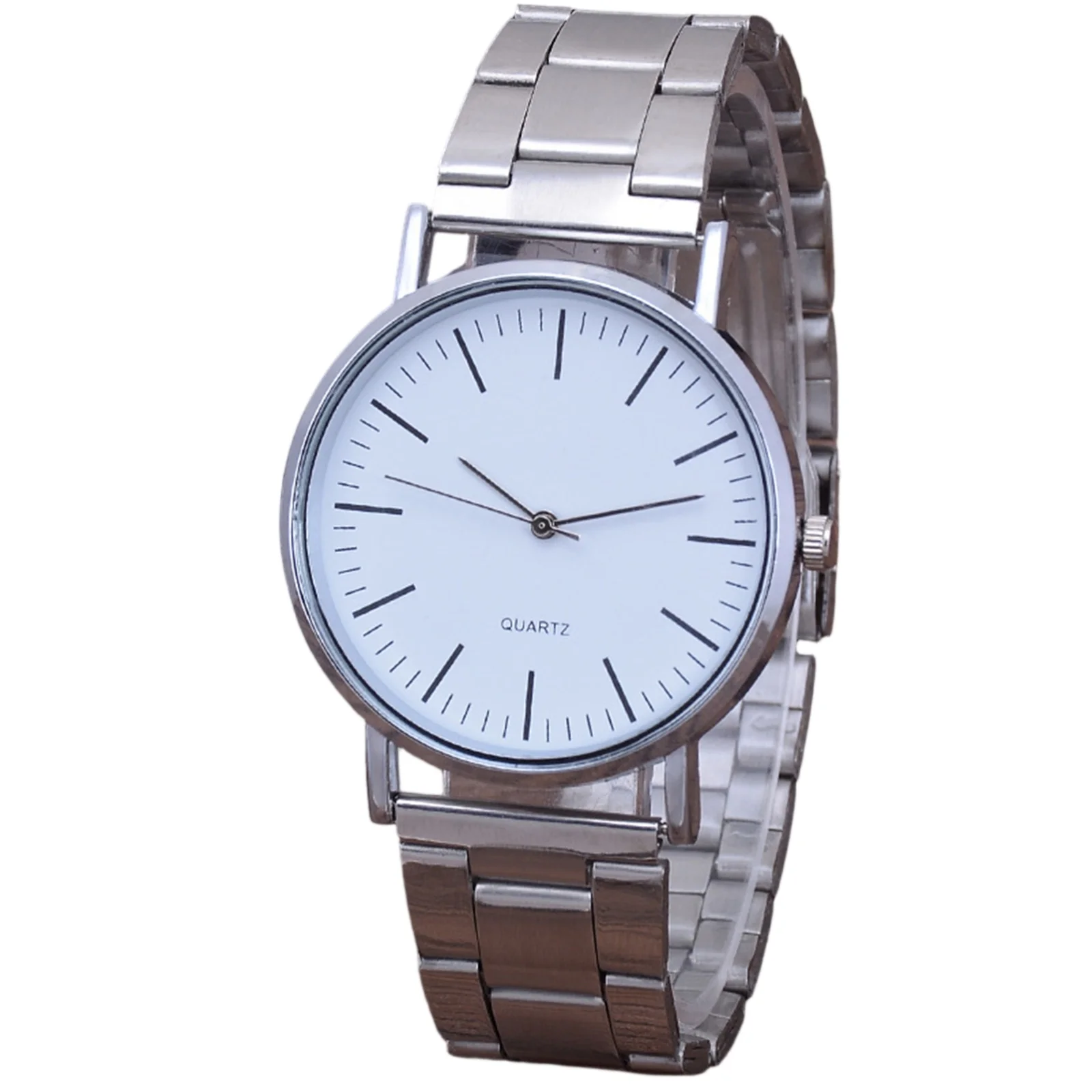 

Luxury Man Watch Stainless Steel Waterproof Dual Calendar Classic Large Digital Dial Original Quartz Watches For Men