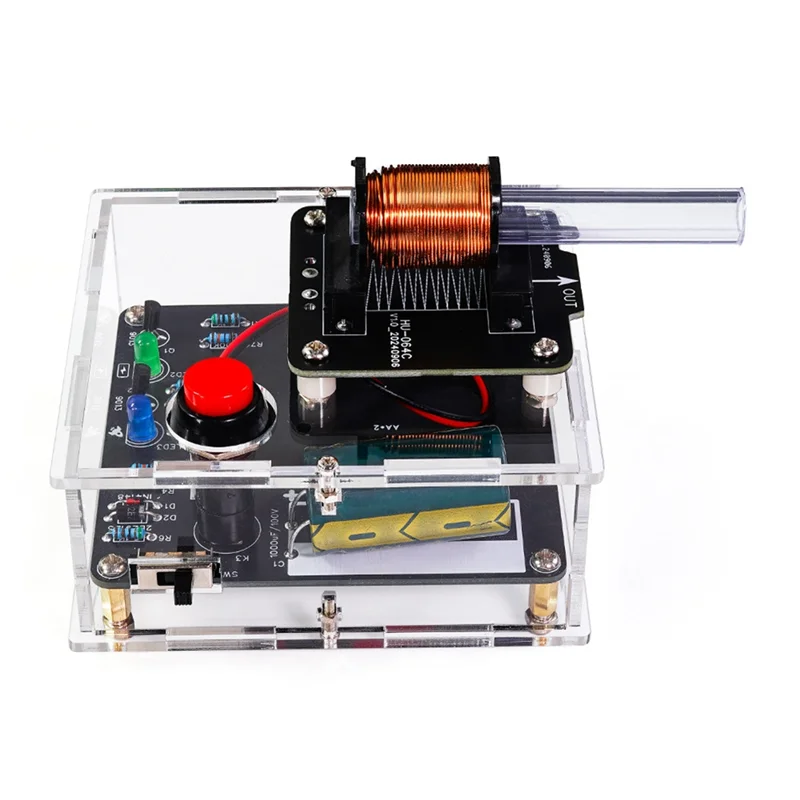 T82C Venta caliente-transmisor electromagnético DC 3V Kit electrónico DIY, cañón electromagnético de alto voltaje, Mini convertidor de voltaje