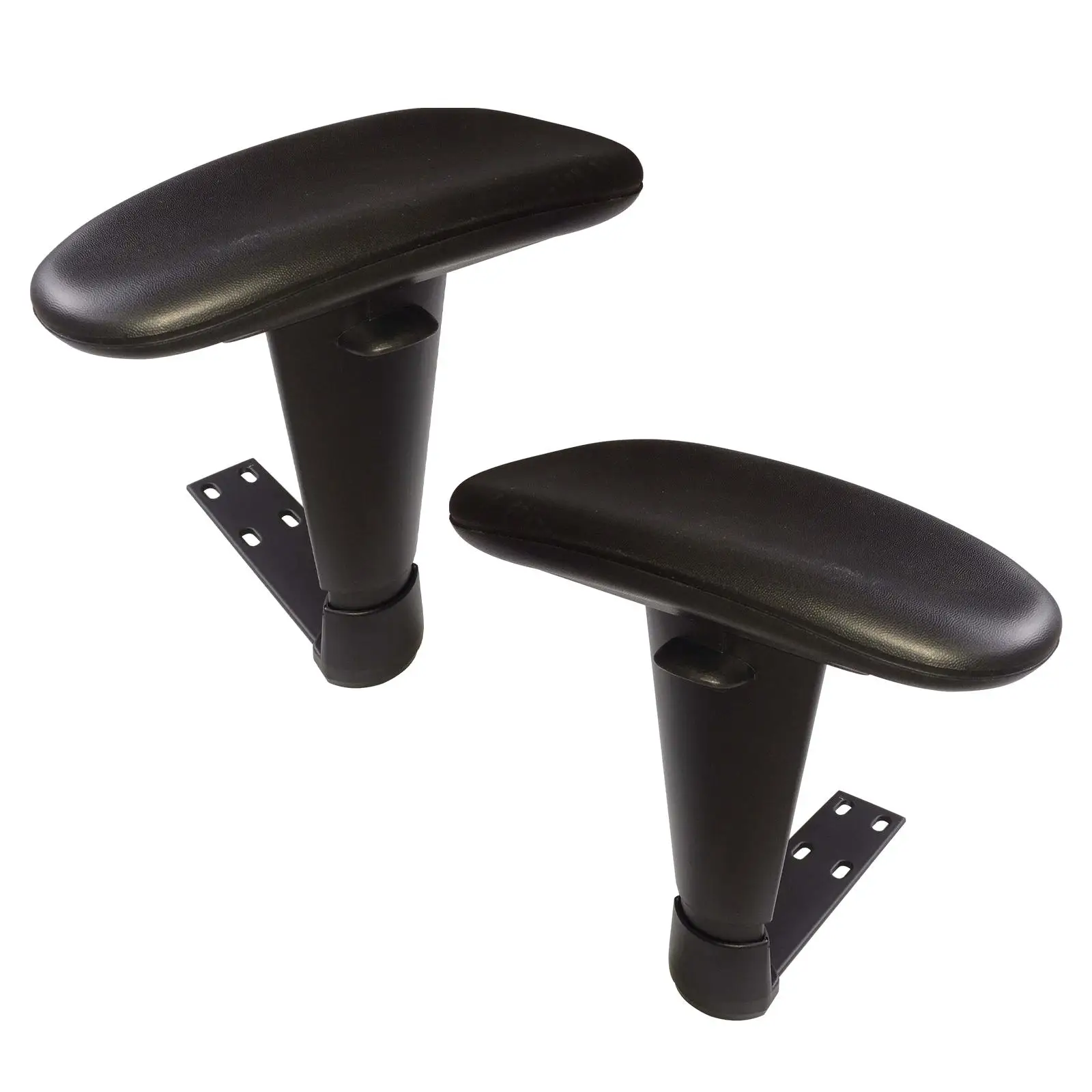 

2Pcs Office Chair Armrest Rotation Armrest Footrest for Office Chair