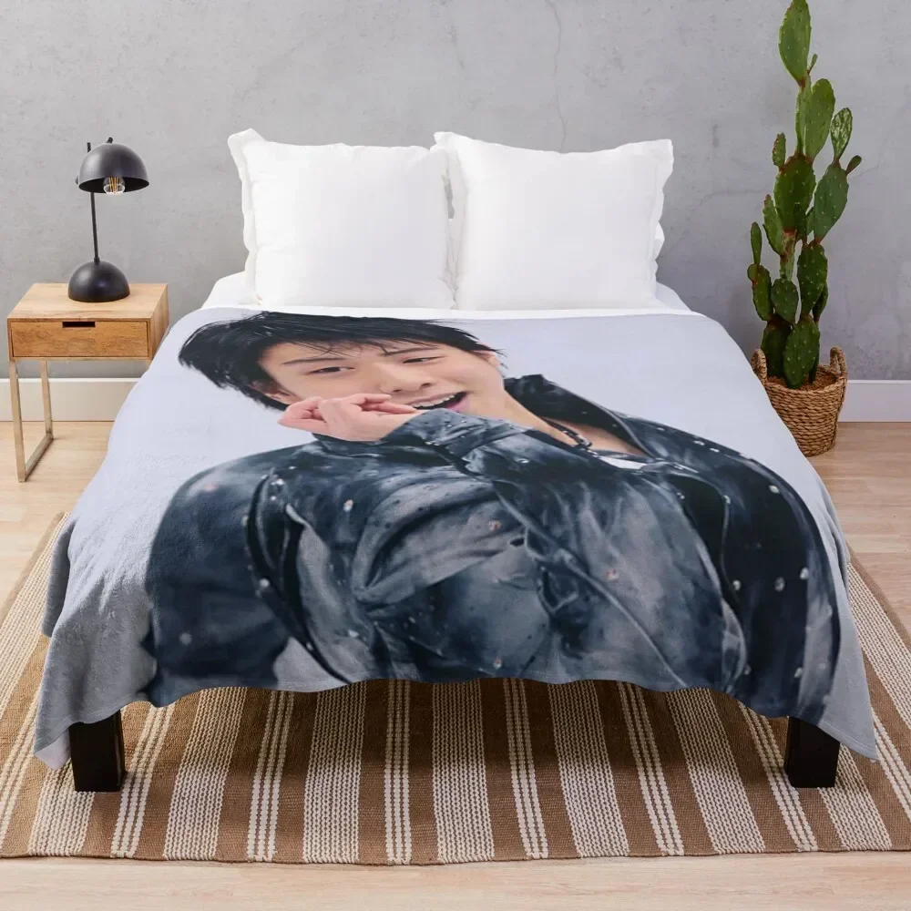 Yuzuru Hanyu Throw Blanket christmas gifts Bed Fashionable Blankets