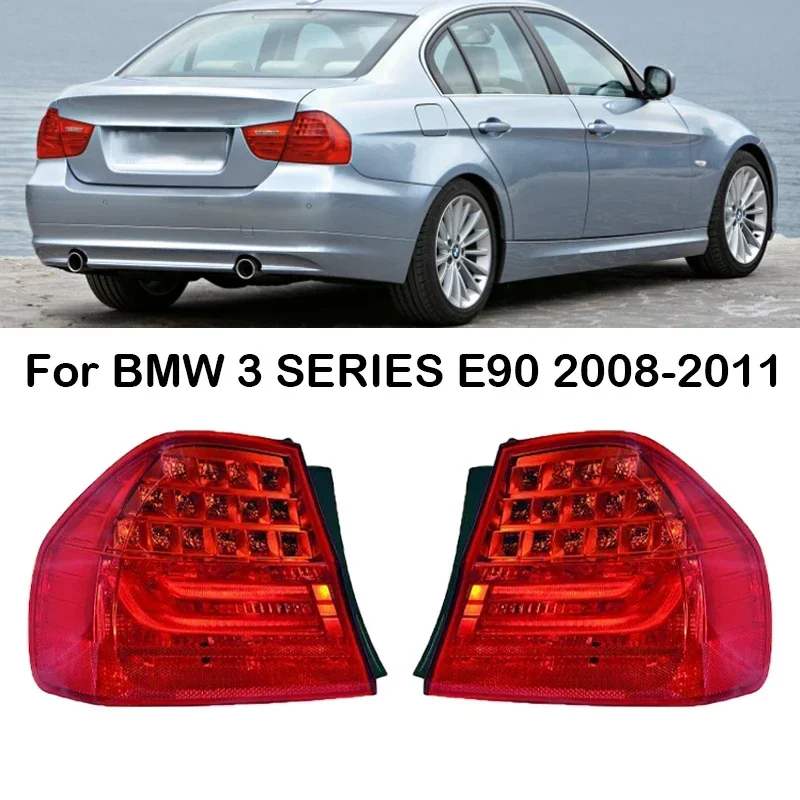 New！ Car LED Rear Tail Lamp Tail Brake Light Back Side Taillights 63217289425 63217289426 For BMW 3 SERIES E90 2008 2009 2010 20