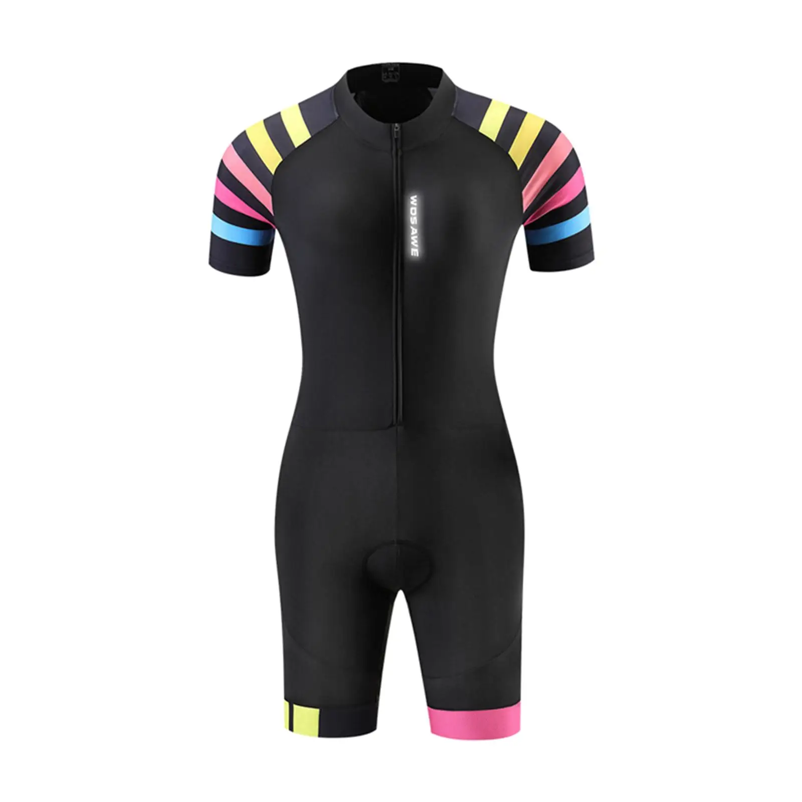 

Summer Outdoor Sweatshirt Women's Short-sleeved Cycling Suit Triathlon Sweatshirt Mountain Cycling Bike Jumpsuit
