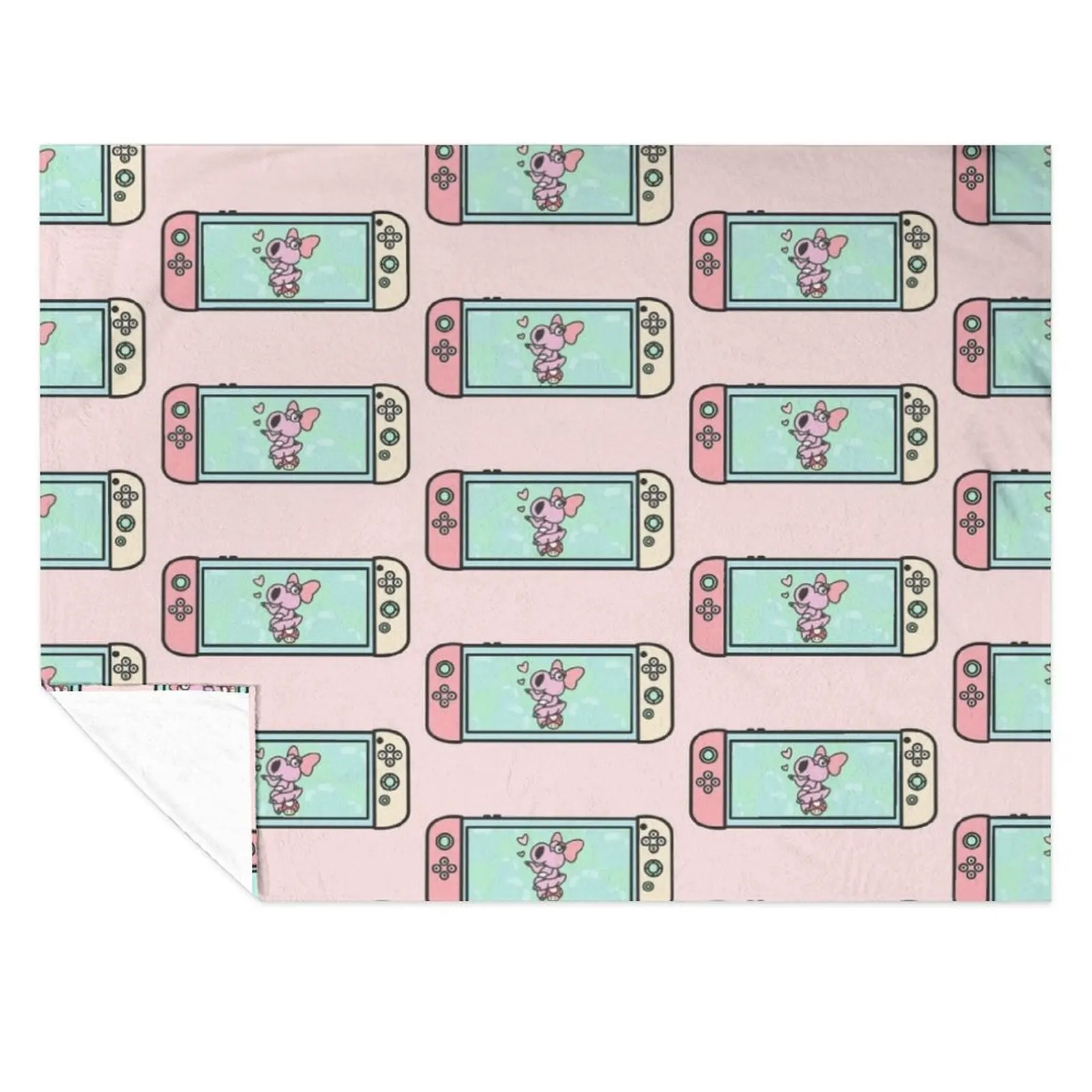

Birdo Mushroom Kiss Switch Throw Blanket Blankets Sofas Of Decoration Sleeping Bag Extra Large Throw Blankets