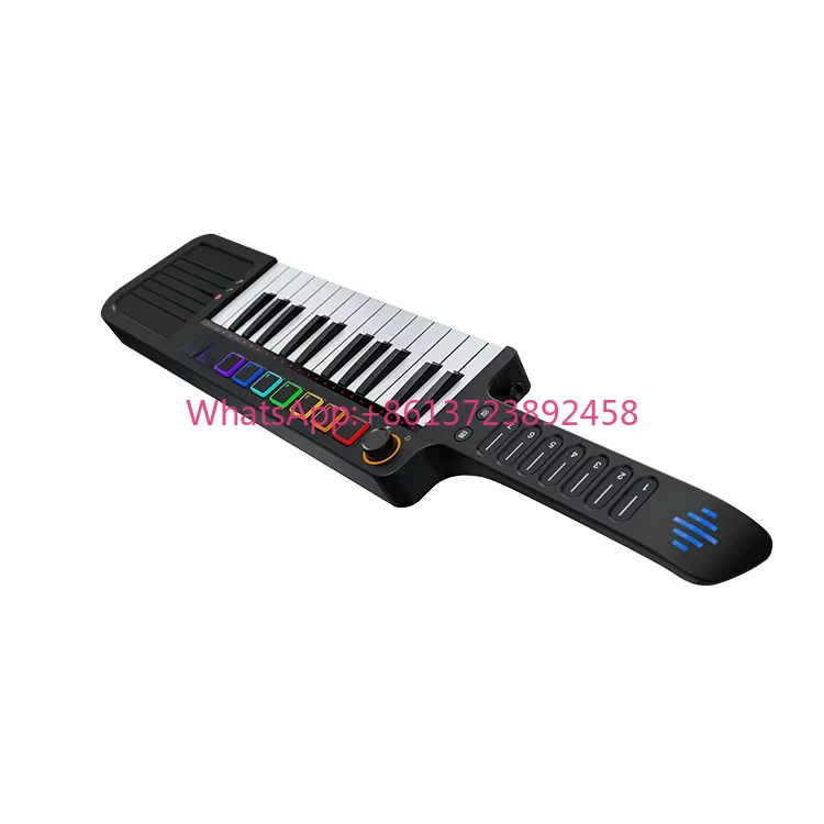 Multi Functional Instrument Versatile Portable Electronic Organ 25-Key Music Keyboard Tailor-Made for Band Guitarists
