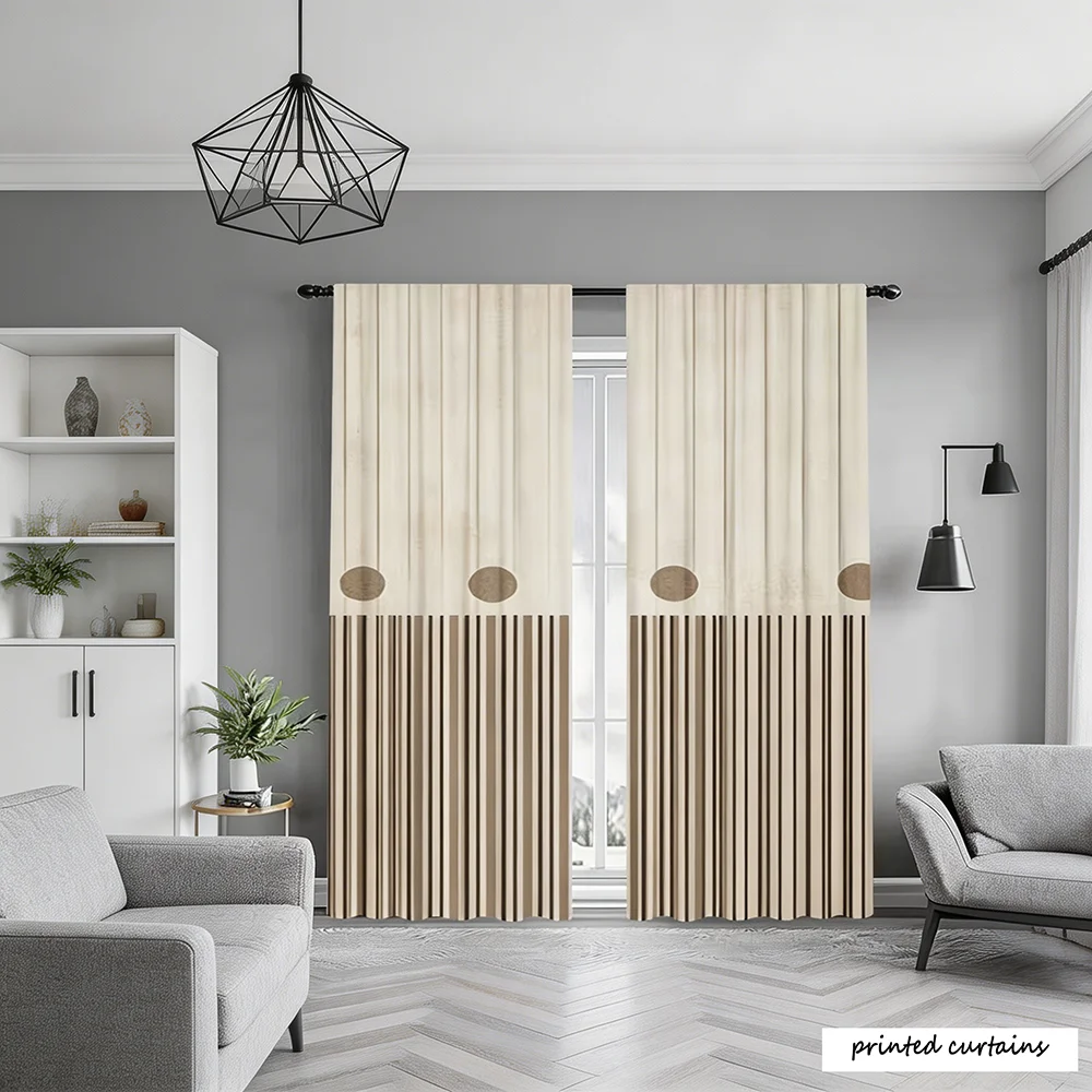 2 Stück, Cremeweiß & Hellbraun – Blackout Curtain Nursery Bewertung und Preis