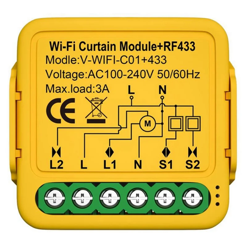 

ABUH-CT Kwh Power Electricity Consumption Monitor With Clamp For Alexa Google Home (B)