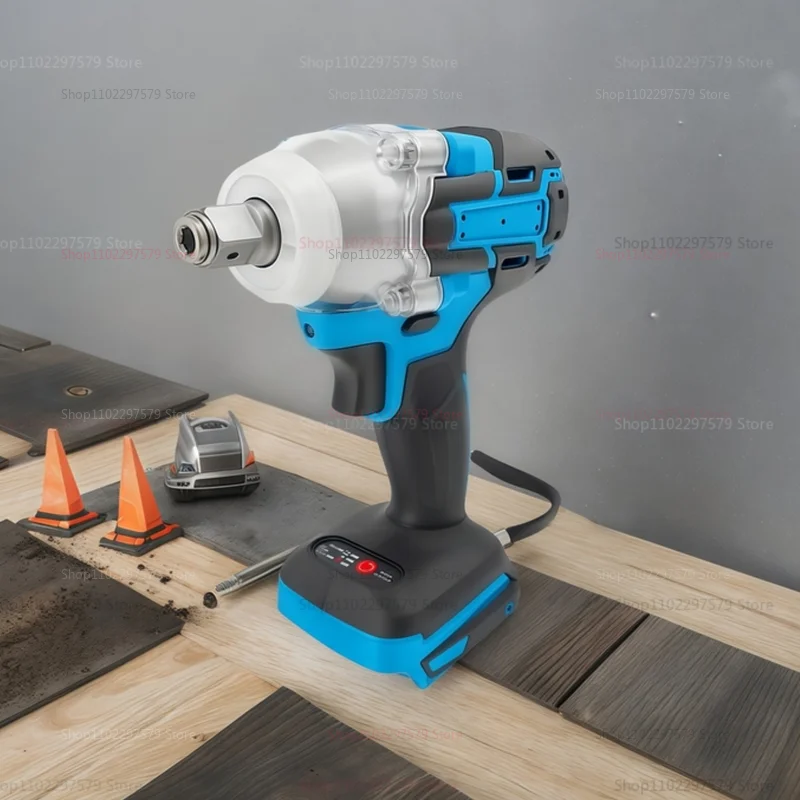Cordless Electric Impact Wrench Brushless Hand Tool EU No Battery Portable Power Wrench for Garage Garage Assembly Repair