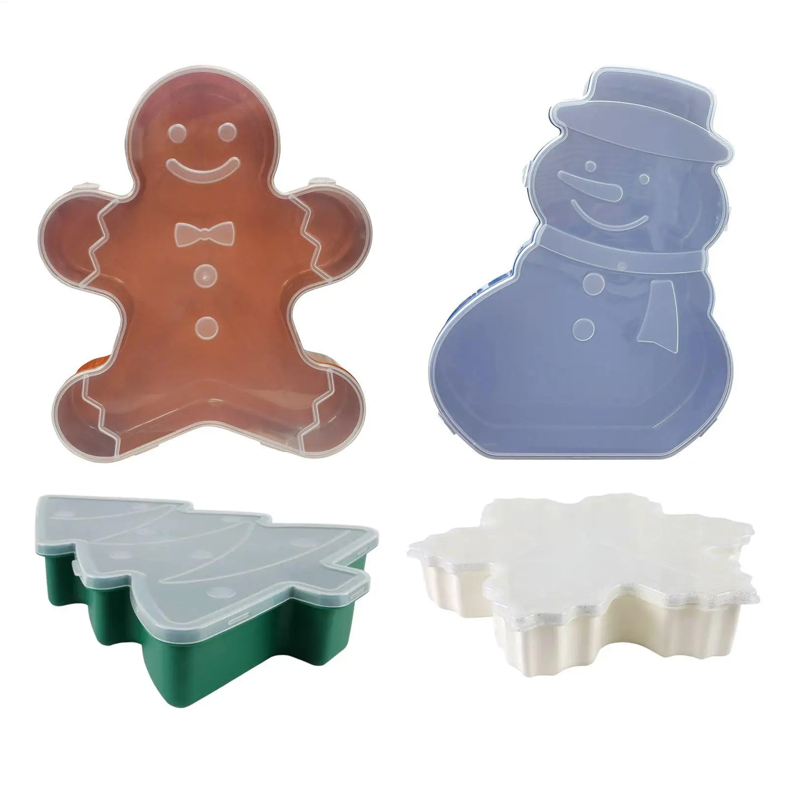 Weihnachtsscheibe, Schneemann-Baum mit Deckel, Weihnachtsscheiben, Snack-Serviertablett für Kekse, Süßigkeiten, Dessert, Käse, Obst, Charcuterie