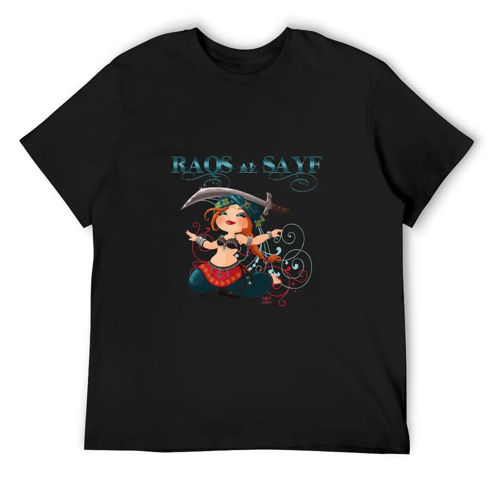 

Sword bellydancer T-Shirt gifts for boyfriend shirts graphic hippie clothes outfits for men