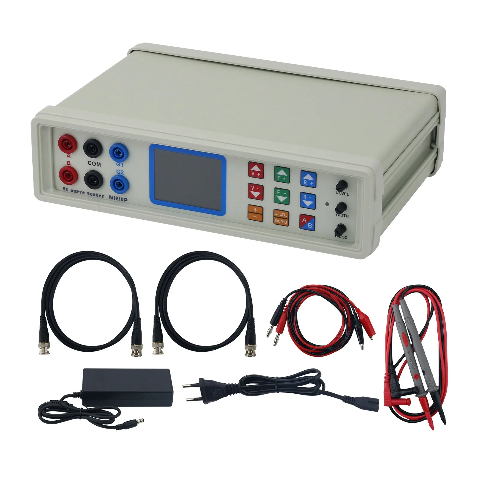 NI210P VI Curve Tester Dual Channel Display Voltage/Frequency/Internal Resistance Adjustment for Oscilloscopes