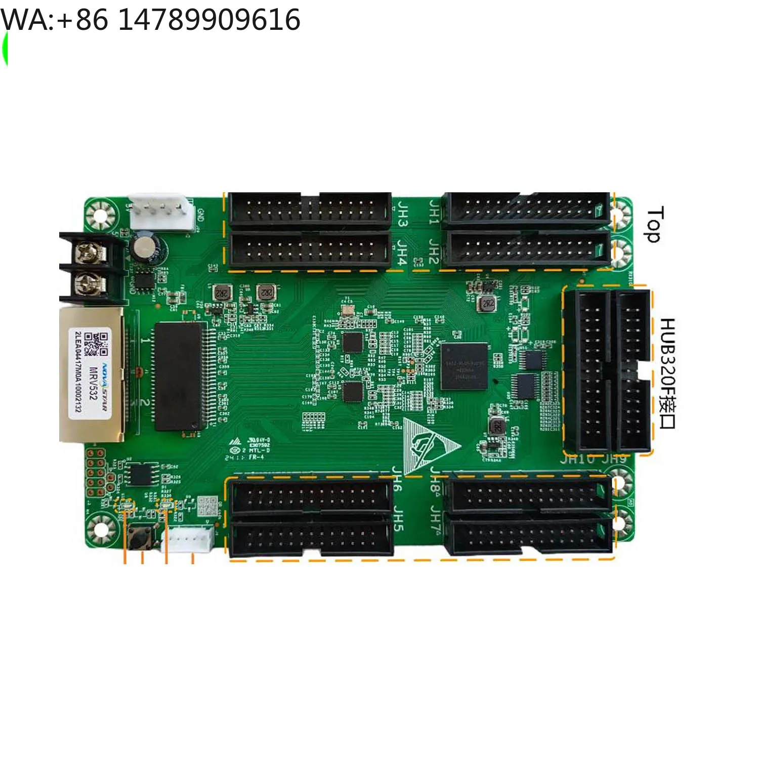 Novastar Receiving Card NV3210 for P1.25 P1.538 P1.86 Led Module  26p Hub320 LED Control Board