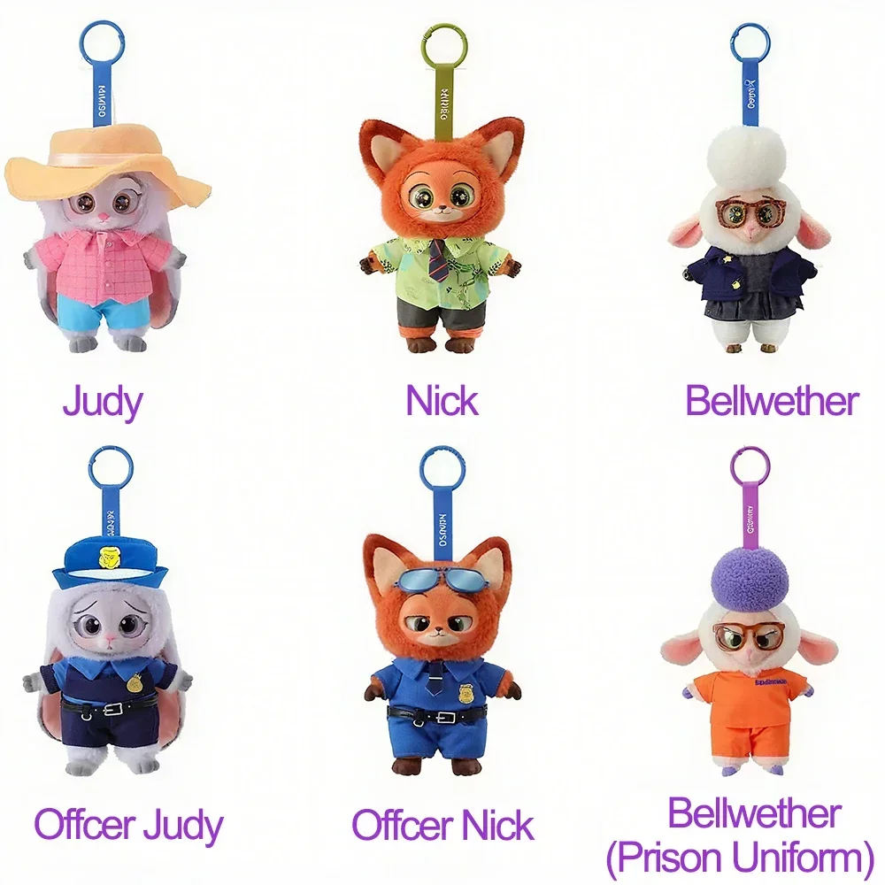 2026 Disney Zootopia Vinyl Blind Box Cute Cartoon Plush Toy Surprise Pendant Mystery Box Trendy Toys Holiday Gift for Kids
