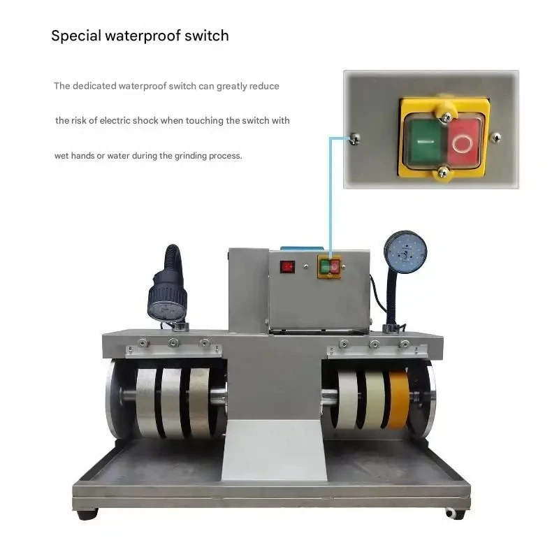 Newly Arrived 8-inch Grinding Gemstones, Polishing Machine Wiring Machine Grinding Stone Carving Equipment