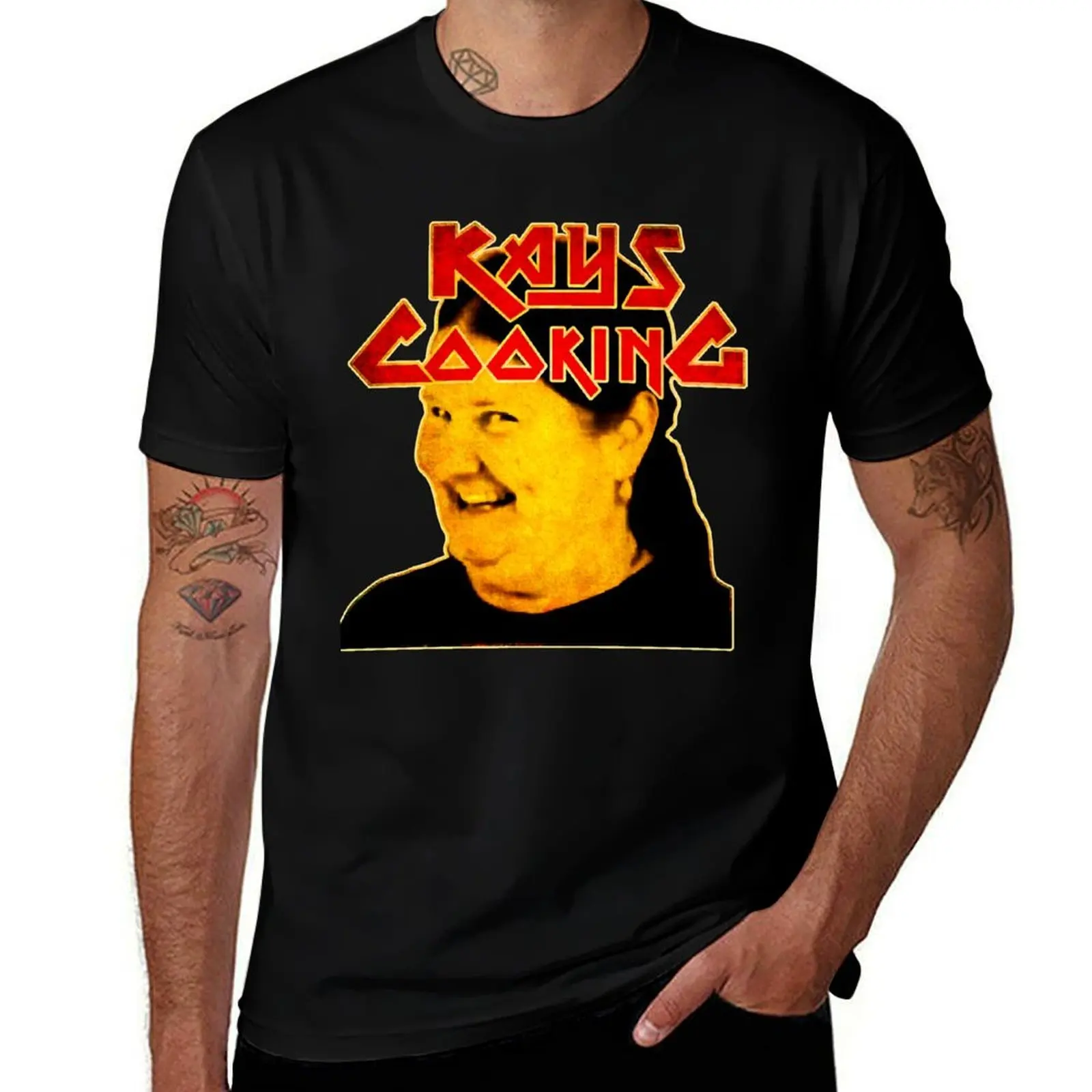 KAYS COOKING T-Shirt Big and Tall Loose Fit T-Shirt