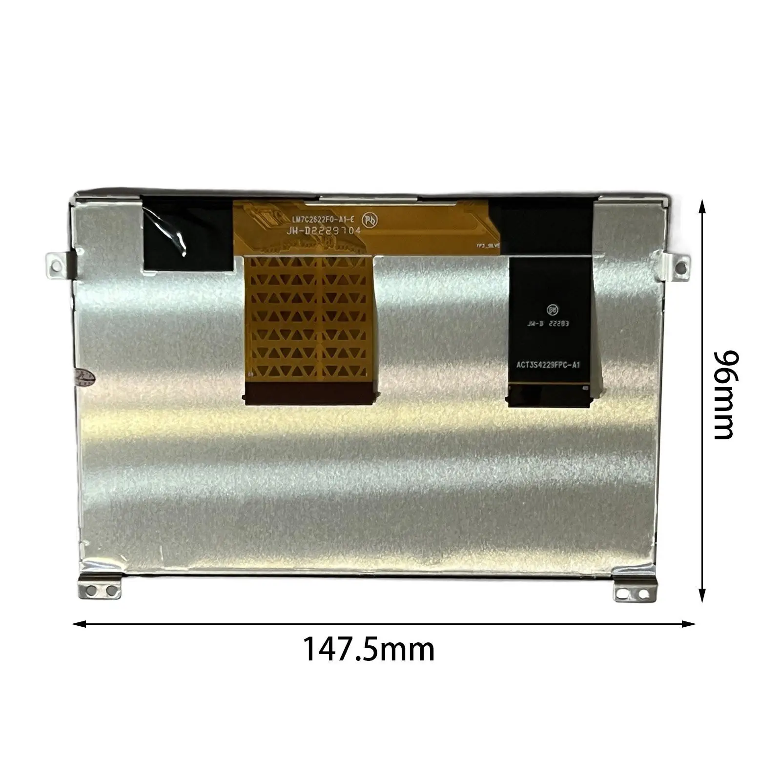 Professional Automotive LCD Screen Durable Metal Glass Replacement Display for Car Instrument Panel