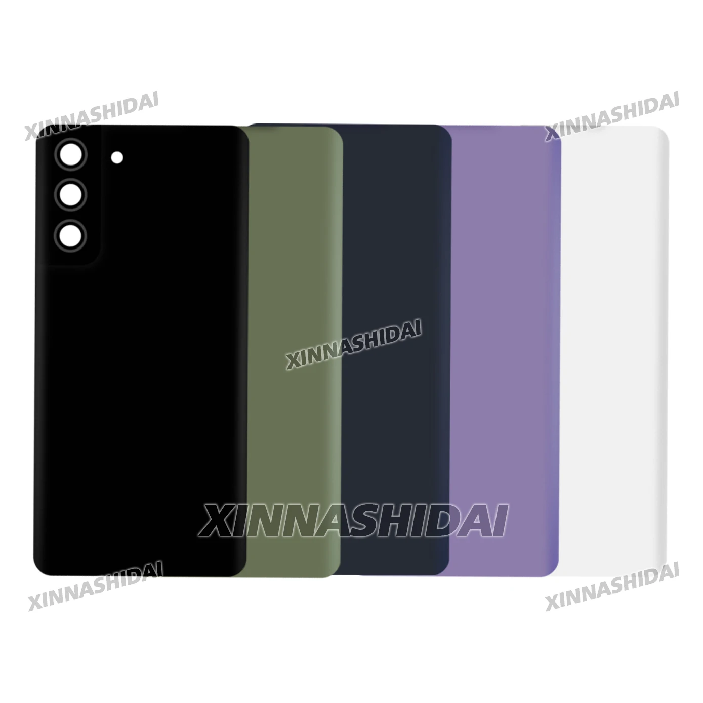 삼성 갤럭시 S21FE 후면 유리 도어 하우징 수리 부품 갤럭시 S21FE 배터리 커버용 AAA 품질
