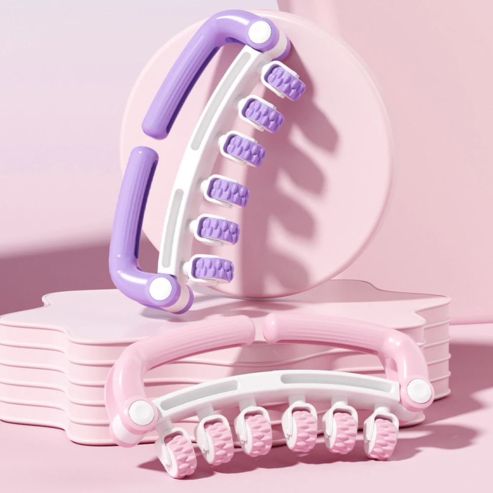 أسطوانة تدليك السيلوليت، أسطوانة العضلات لإزالة السيلوليت، أداة تدليك اللفافة للفخذ والساق - نحت الجسم والأنسجة العميقة