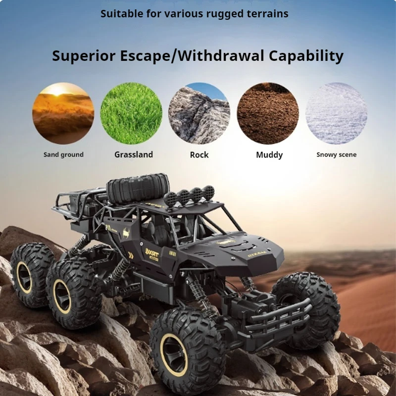 

4WD 1:12 / 1:16 4WD RC Car With Led Lights 2.4G Radio Remote Control Cars Buggy Off-Road Control Trucks Boys Toys for Children